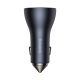 4. Baseus Golden Contactor Pro car charger USB-A + 2x USB-C 65W dark gray (CGJP010013)