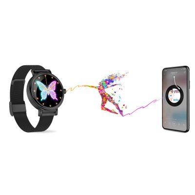 16. RUBICON SMARTWATCH RNBE64-3 BLACK Women's Watch