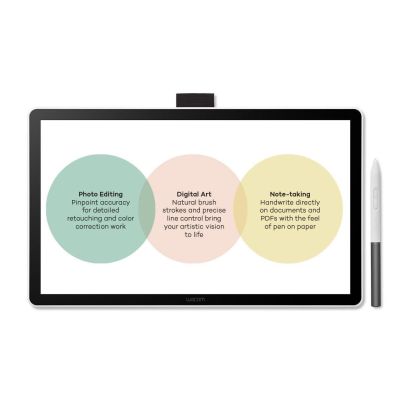 3. Wacom One 14 Graphics Tablet - On-screen graphics tablet with Wacom One Standard Pen and USB-C cable