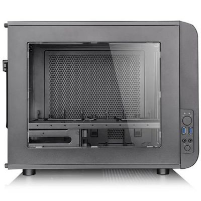 10. Thermaltake Core V21 CA-1D5-00S1WN-00 Case (Micro ATX, Mini ITX; Black)