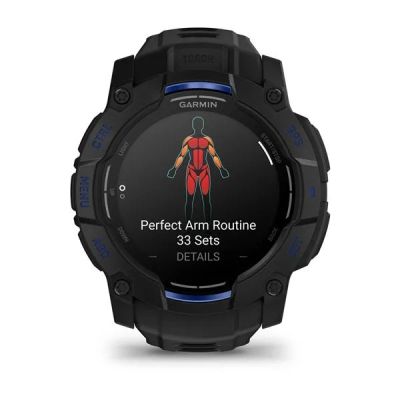3. Garmin Instinct 3 3.3 cm (1.3") AMOLED 45 mm Digital 416 x 416 px Black GPS