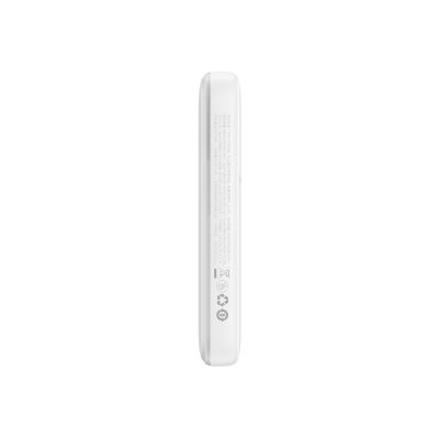 5. Baseus Comet Series powerbank with display 10000mAh 22.5W - white + USB-A - USB-C cable