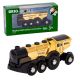BRIO Goldene Batterielok with Licht und Sound