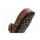 7. Bio Bio shoes men's slippers, profiled flip-flops, natural leather, brown