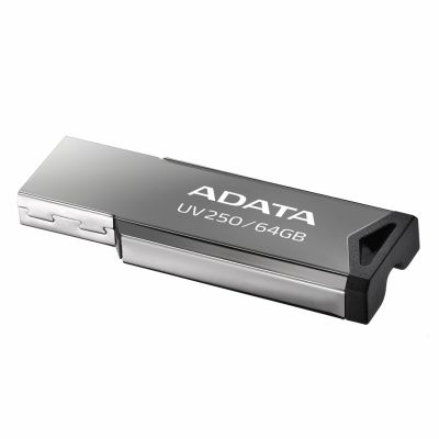 2. ADATA UV250 AUV250-64G-RBK pendrive (64GB; USB 2.0; silver color)