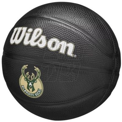 2. Wilson Team Tribute Milwaukee Bucks Mini Ball WZ4017606XB basketball