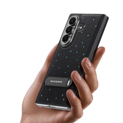 6. Dux Ducis Stex Case for Samsung Galaxy Z Fold 7 with 360° Stand - Black