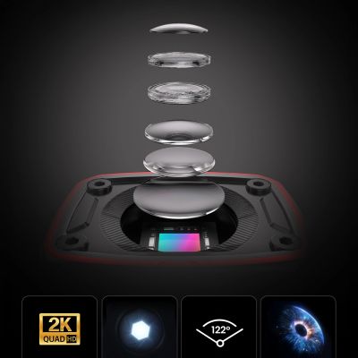 4. AKEEYO 710 Lite Handlebar Action Camera for Bikes and Motorcycles - Black