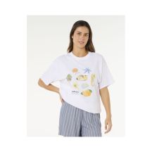 RIP CURL Women's Poolside Heritage Tee White