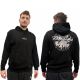 O'neill Aguazul men's black fashionable kangaroo hoodie