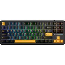 gasket F87 Thunder Black GrayWood switch RGB AULA keyboard
