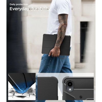 13. Spigen Rugged Armor Pro Case for Samsung Galaxy Tab S12+ 12.6" - Matte Black