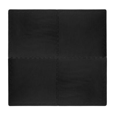 6. VIRTUFIT FITNESS PUZZLE MAT 120X120 CM BLACK
