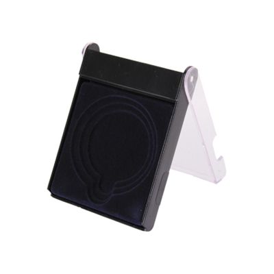 9. Plastic medal case 70mm 116x84x18mm blue - A005B BK/BU