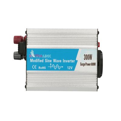 3. Extralink OPIM-300W 12 V Car Power Inverter, 300 W, Modified Sine Wave