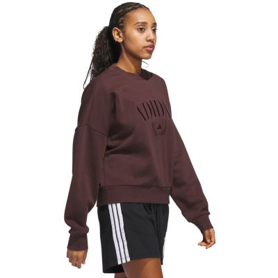 4. Women's adidas Cozy Sweatshirt brown JM1794