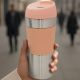 6. EXCELLENT HOUSEWARE THERMAL TRAVEL MUG 350ML PINK