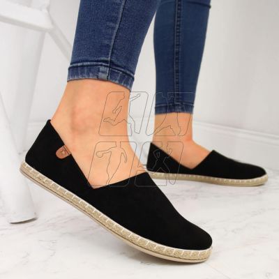 2. Slip on espadrilles with cutouts NEWS W EVE270A black