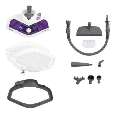 5. Polti Vaporetto SV440_Double Steam Mop 0.3 l 1500 W Purple, White