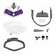 5. Polti Vaporetto SV440_Double Steam Mop 0.3 l 1500 W Purple, White