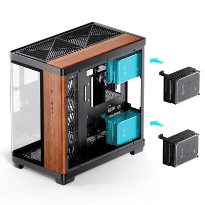 6. Jonsbo TK-4 Wood Tower Black, Wood