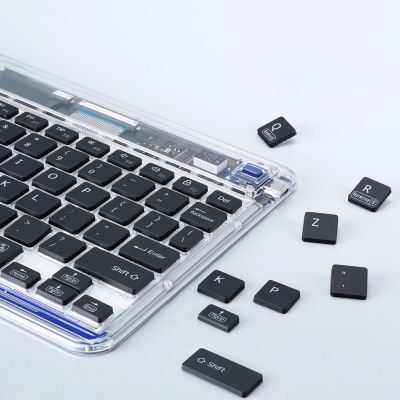 7. Dux Ducis Keyboard (CK Series) Wireless for Laptop / Tablet / Phone - Transparent