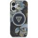 3. Guess Glitter Flowers Triangle Buttons MagSafe case for iPhone 16 black