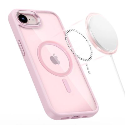 3. Tech-Protect Magmat MagSafe Case for iPhone 16e / 17e - Transparent Pink