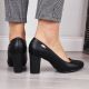 3. Sergio Leone W SK193A black block heel pumps 
