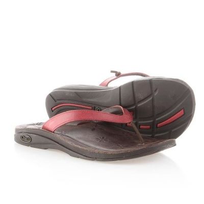 3. Chaco Locavore Red W Flip-Flops J102202