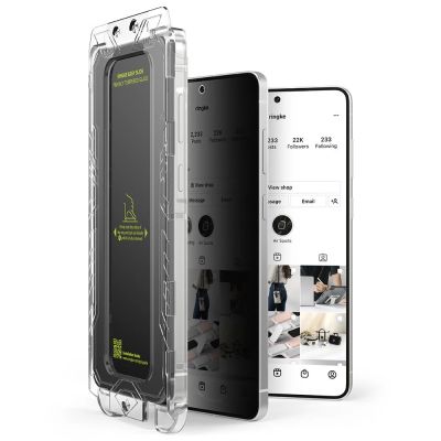 2. Ringke Easy Slide 2-pack Privacy Glass for Samsung Galaxy S25 Edge