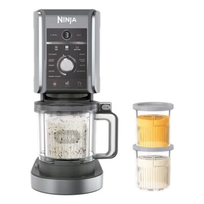 9. Ninja NC502EU Creami Deluxe 10-in-1 Ice Cream Maker Silver