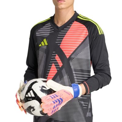 8. adidas Predator Glove Training Goalkeeper Gloves White and Orange JN5355