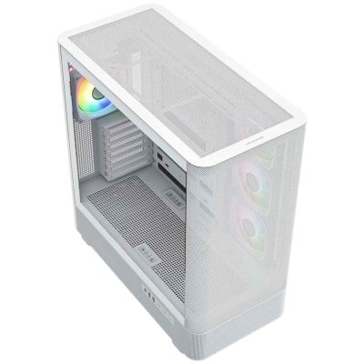 9. MODECOM VOLCANO AQ 300 ARGB MIDI CASE WHITE