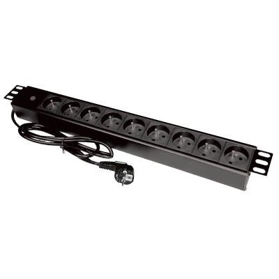 A-LAN PZ09 power strip (9 x UTE; 16 A (3680 W); 1.8 m; black)
