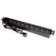 A-LAN PZ09 power strip (9 x UTE; 16 A (3680 W); 1.8 m; black)