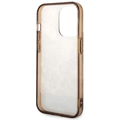 7. Guess GUHCP14LHGPLHC iPhone 14 Pro 6.1" ocher hardcase Porcelain Collection