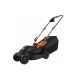 12. Black & Decker BEMW351-QS Lawn Mower Standard Lawn Mower Black, Orange