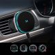 8. Wozinsky WCT5-Q6S2Y Car Holder with Qi/MagSafe 15W Inductive Charger for Ventilation Grill with Fan - Black