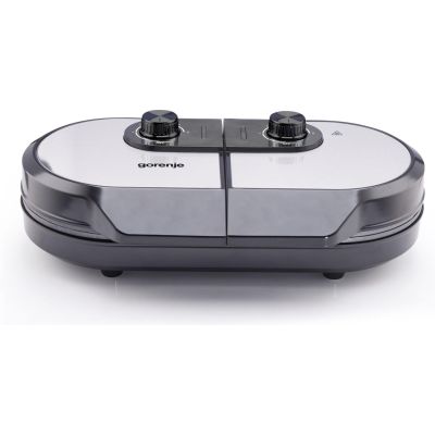 3. Gorenje Mini Grill Electric Grill, Waffle Plate, WM1400SB, 1400 W, Diameter 18 cm, Black