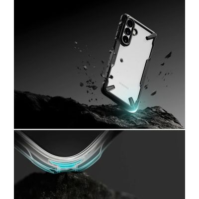 7. Ringke Fusion X Case for Samsung Galaxy S26 - Clear Black