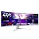 46. Philips Evnia 8000 49M2C8900L/00 computer monitor 124.2 cm (48.9") 5120 x 1440 px Dual QHD QD-OLED White