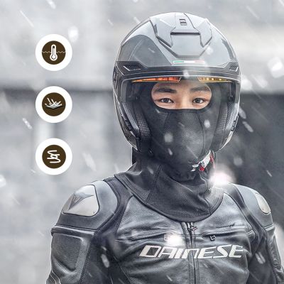 6. Wozinsky WKM-03B face mask motorcycle bicycle winter balaclava - black