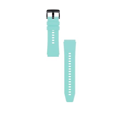 5. Silicone Strap for Huawei Watch GT 2 / 3 / 4 / 2 Pro / 3 Pro / 4 Pro / GT 2e - Light Green