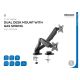 2. Deltaco ARM-1300 TV Mount 81.3 cm (32") Black