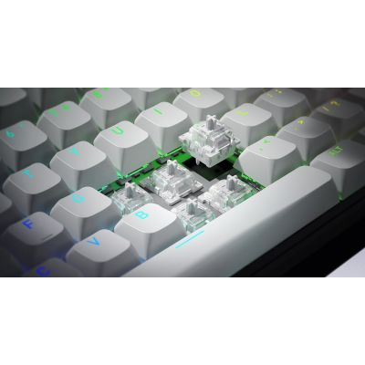 3. HATOR Skyfall 65 MAG ULTRA 8K Gaming Keyboard USB QWERTY US English Black, White