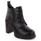 7. Black women's block-heel ankle boots M.Daszyński SA218-8