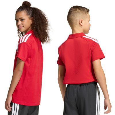 3. adidas Tiro 26 League Polo T-shirt for kids red KF3408