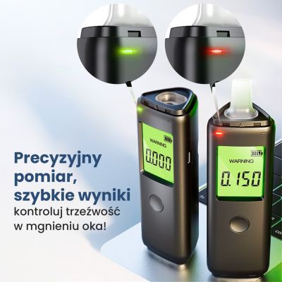 10. Extralink Alkologic PO-01 Semiconductor Breathalyzer