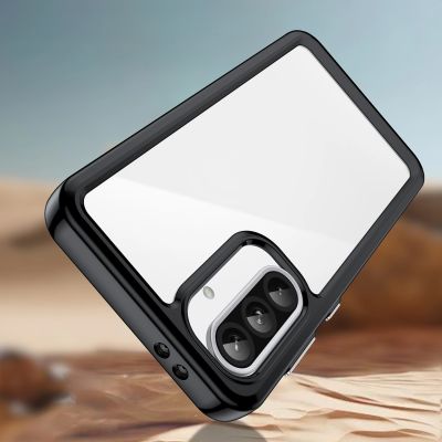 8. Outer Space Case for Samsung Galaxy A26 Cover with Flexible Frame - Black